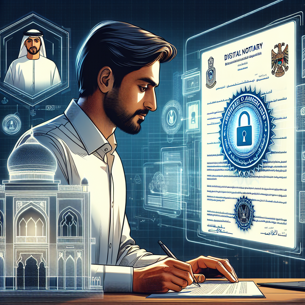 Digital Notary Services in the UAE: How to Notarize Documents Online