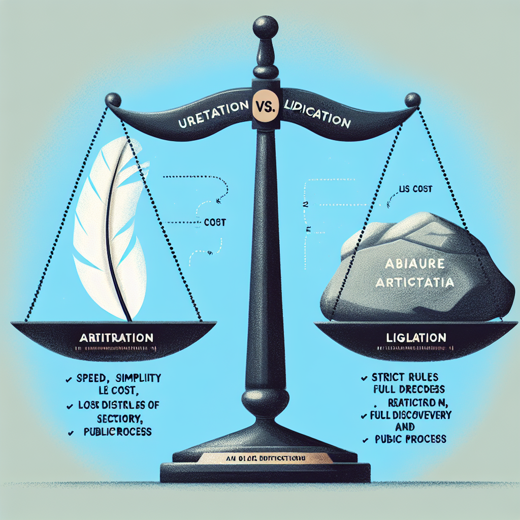 UAE Arbitration vs. Litigation: Key Differences and Benefits for Dispute Resolution